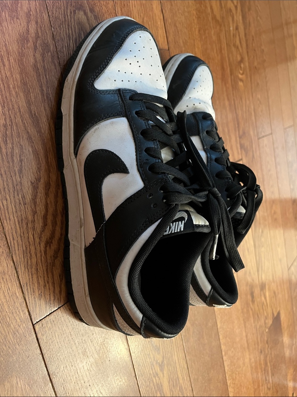 Nike Black and White Skate-Style Sneakers